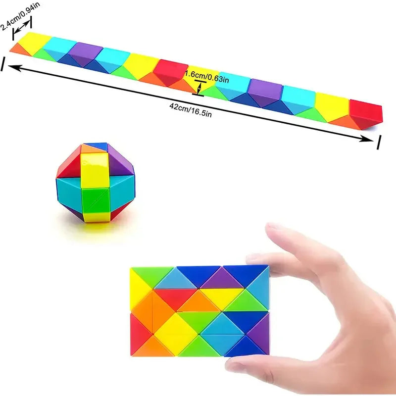 24-delige Magische Kubus – 3D Puzzel Speelgoed voor Kind & Volwassene