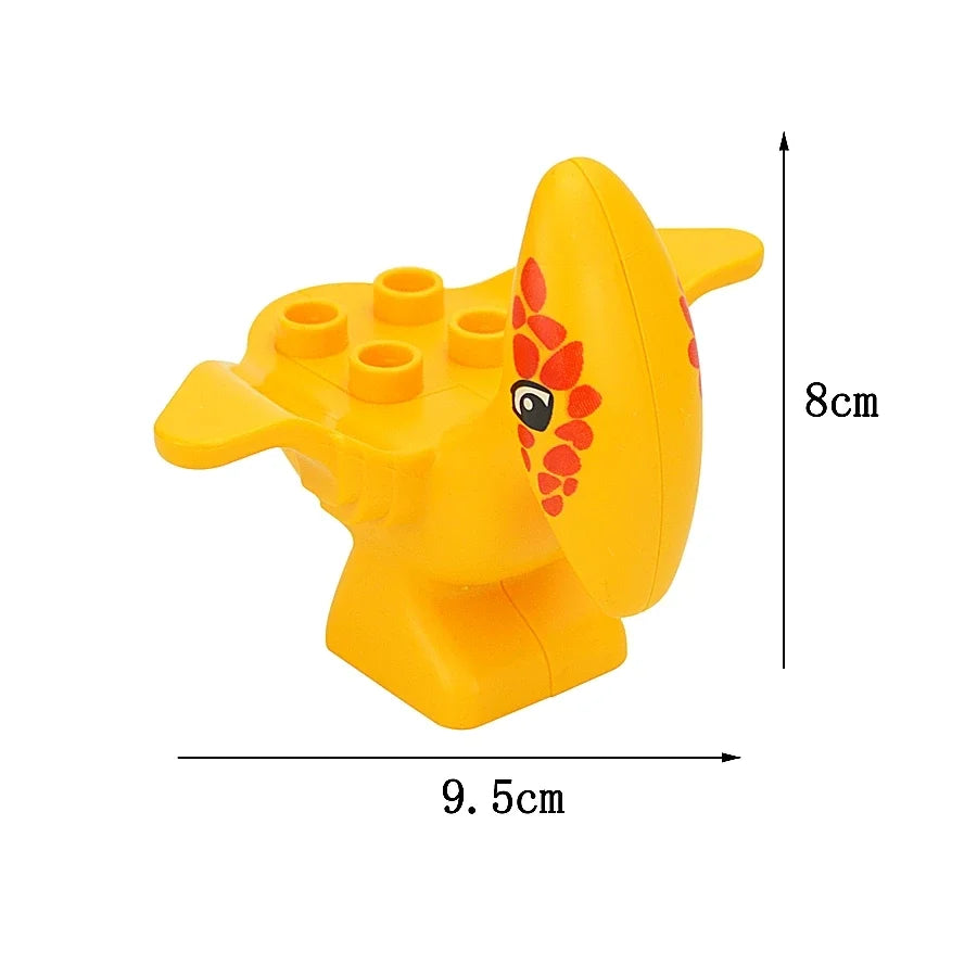 Dieren Bouwstenen Kind – 72x Grote Duplo Blokken Set (3+ Jaar)