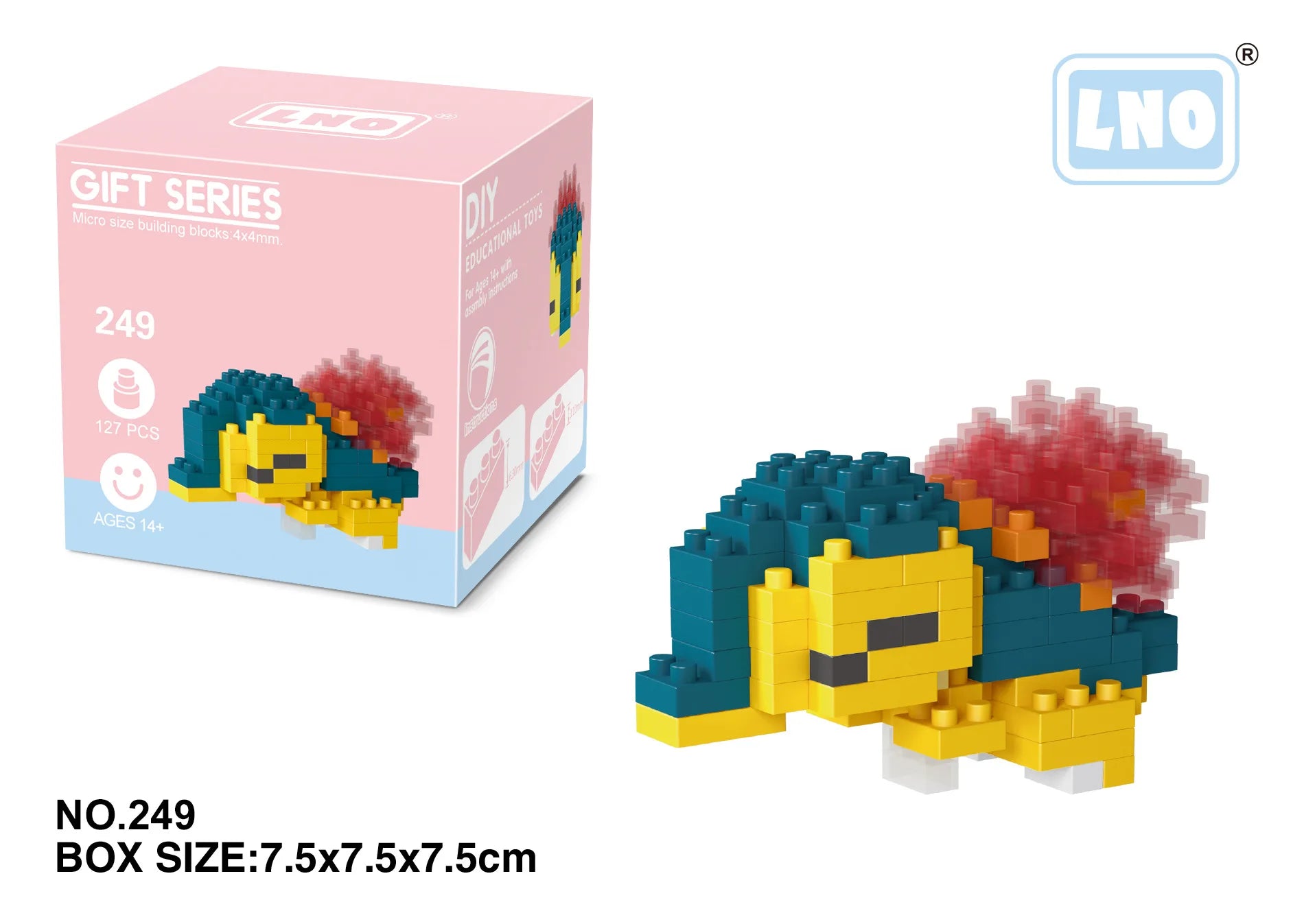 Pokemon Nanoblocks – Charizard & Kyogre Bouwset (14+ Jaar)