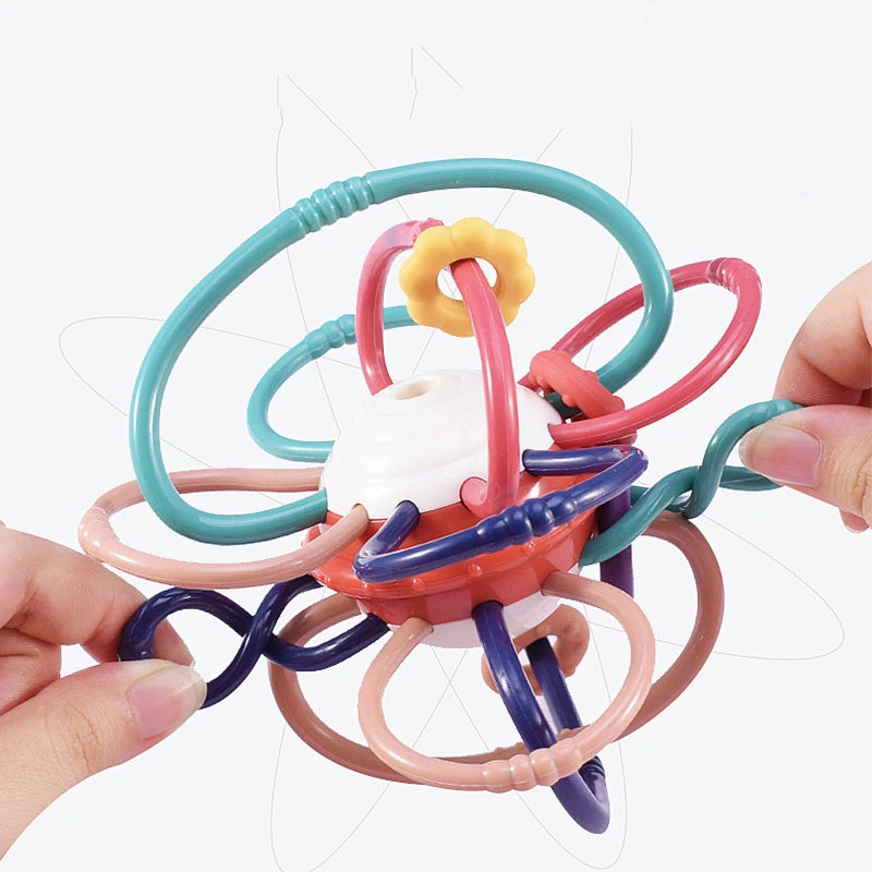 Montessori Babyballen – Zacht Rubber Speelgoed – 6+ Maanden