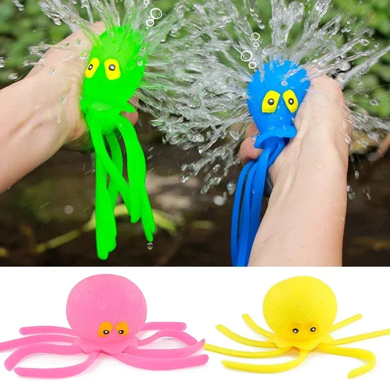 Octopus Spons Speelgoed – Babybadje Waterpret voor Kinderen 3-6