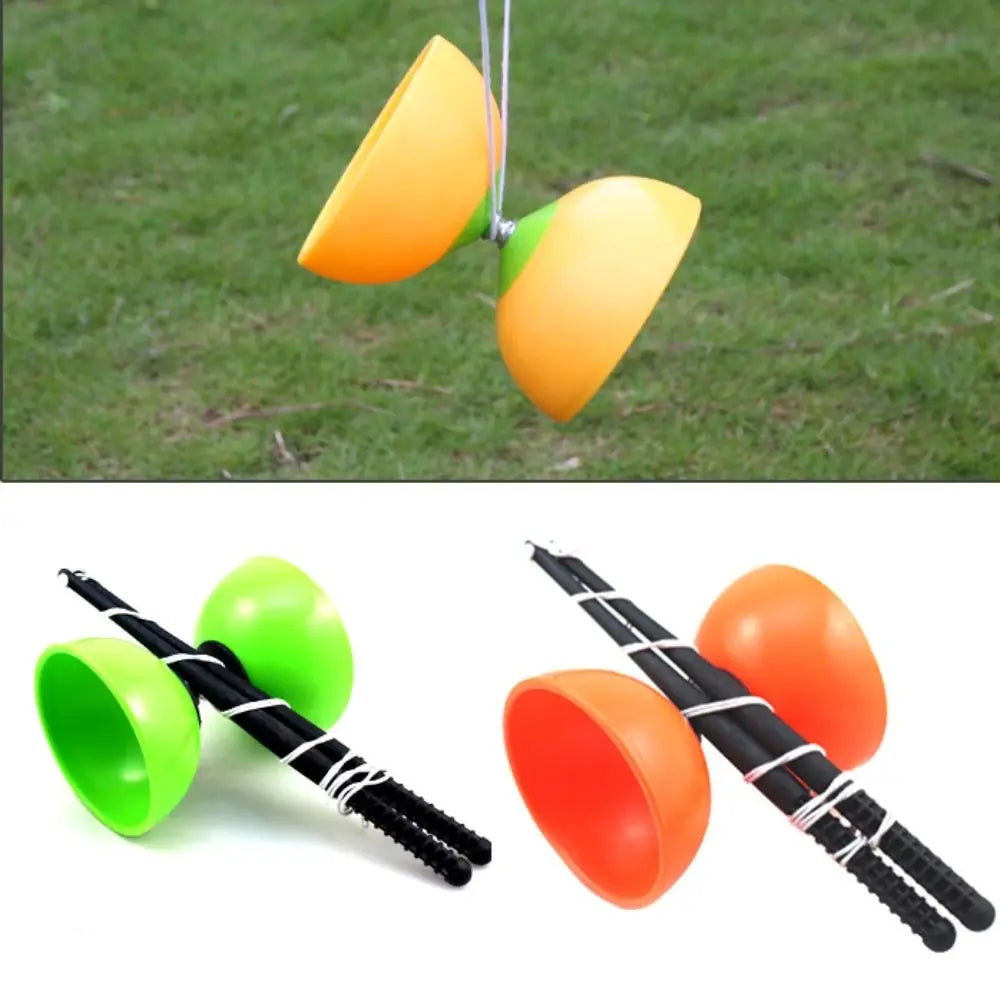 Zachte Chinese Diabolo voor Kinderen – Circus Speelgoed & Coördinatie