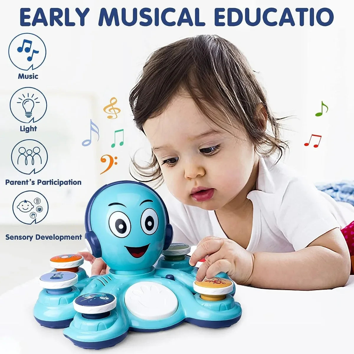 Baby Muzikaal Speelgoed – Educatief Geluidsspeelgoed voor 0-3 Jaar