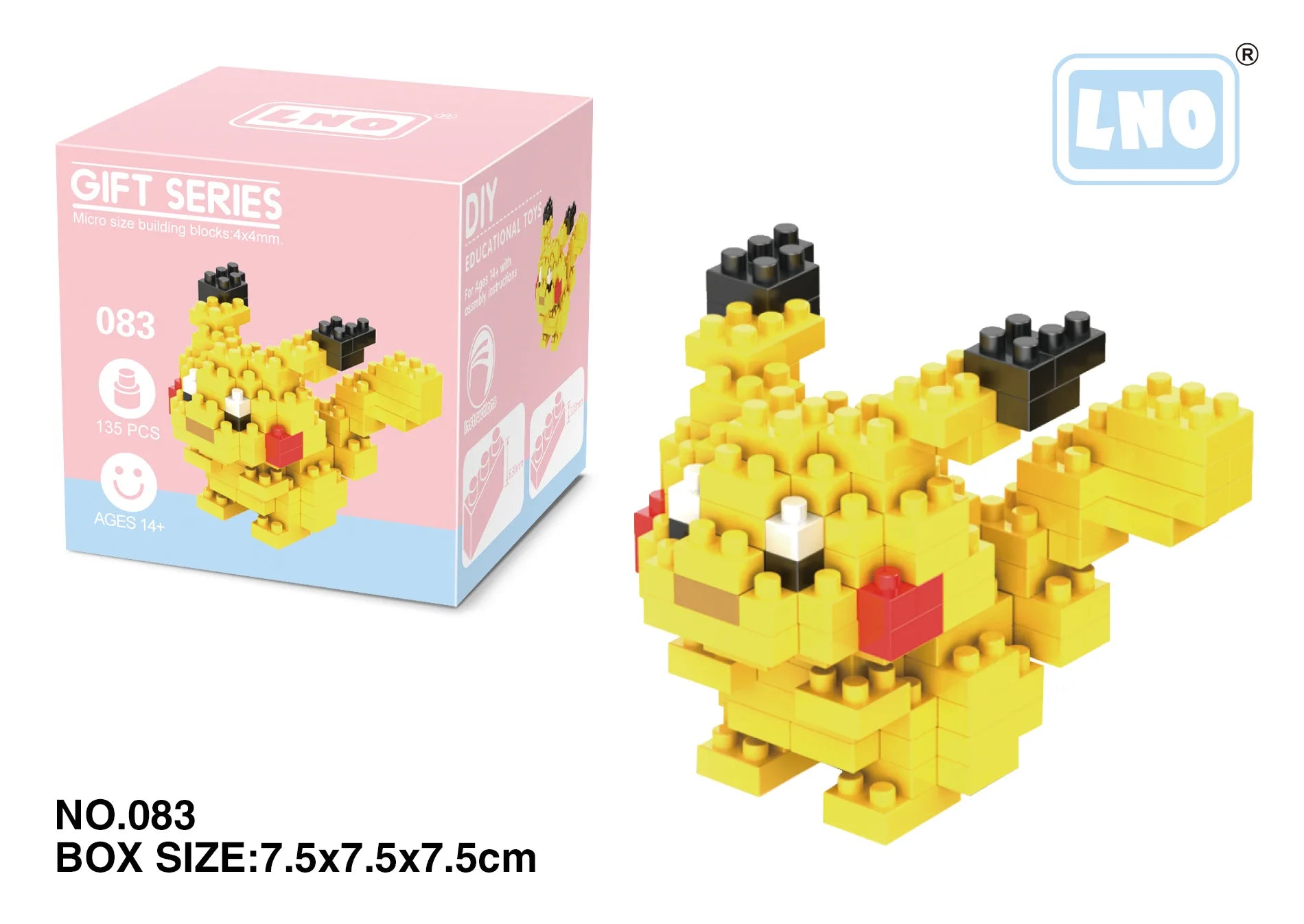 Pokemon Nanoblocks – Charizard & Kyogre Bouwset (14+ Jaar)