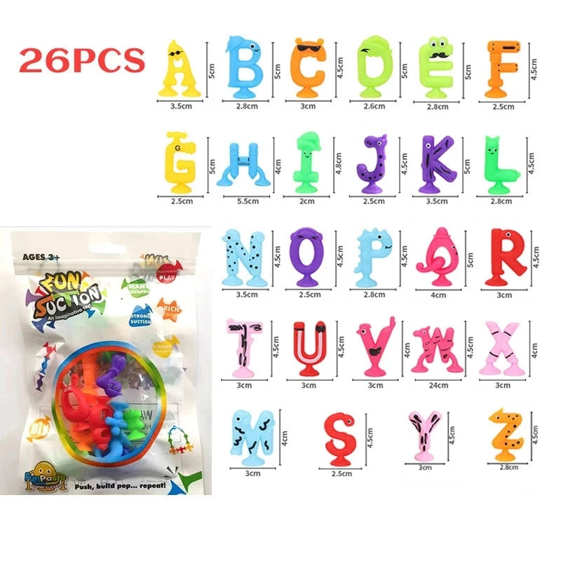 Baby Sucker Badspeelgoed – Zuignap Speelset voor Bad & Douchewand
