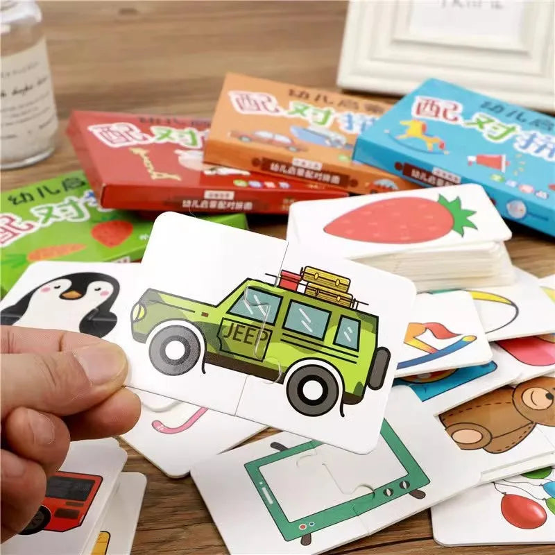 Dierenpuzzels voor Peuters – Montessori Speelgoed (1-2 jaar)