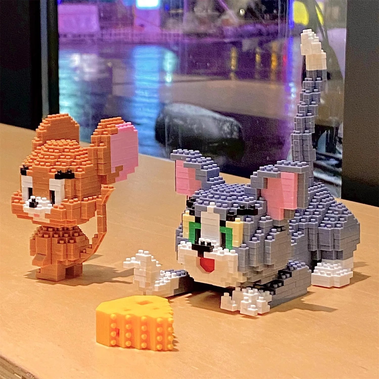 Tom & Jerry Micro Bouwstenen – Bouwset met Kaas (18+ jaar)