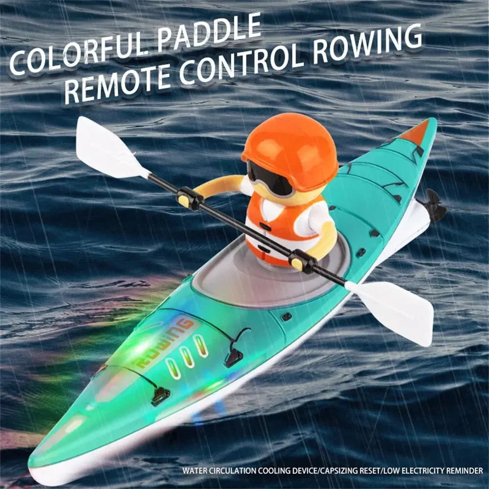 RC Kano met Realistische Peddelbeweging – Speelboot voor Kinderen