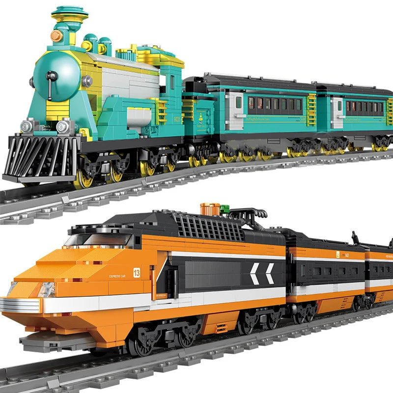 Technische City Power Train – Elektrische Bouwtrein voor Kinderen