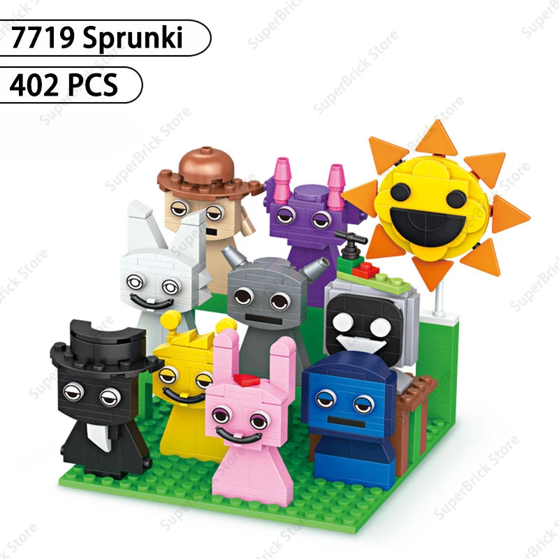 Sprunki Horror Bouwstenen – Griezelige Figuren Set (6+ Jaar)