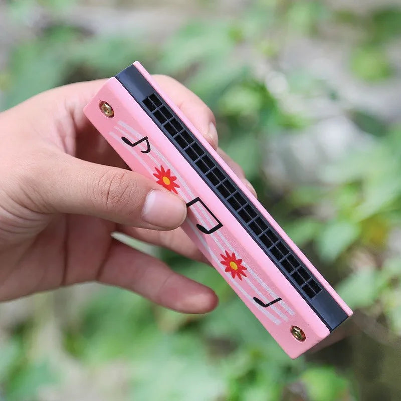 Houten Mondharmonica Kinderen – Educatief Muziekinstrument 6-12 Jaar