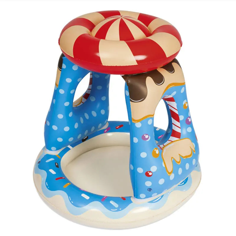 Opblaasbaar Babybadje Eenhoorn โ Mini Zwembad 0โ6 Jaar โ PVC