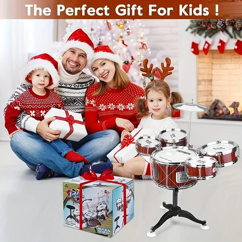 Drumstel voor Kinderen – Muziekdrumset Speelgoed (6-12 jaar)