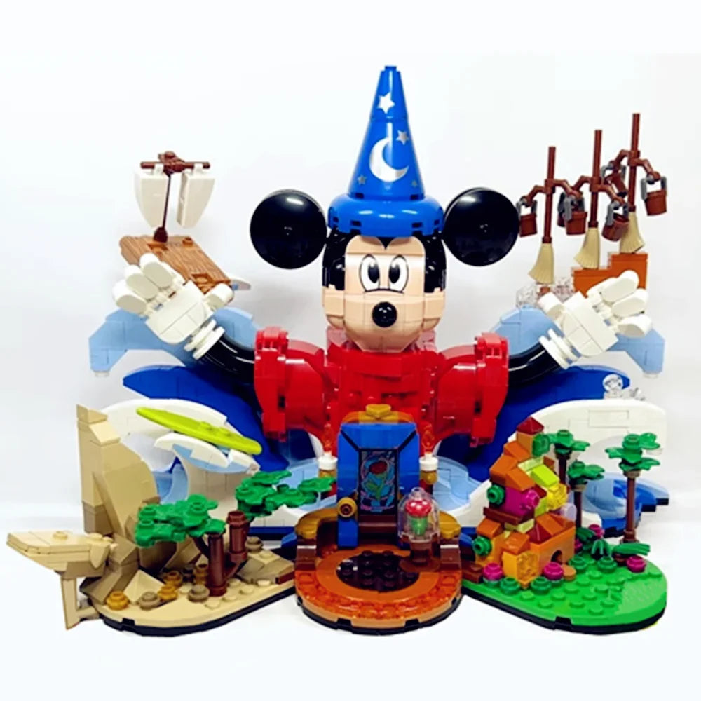 Disney Bouwstenen – Magical Mickey & Belle Set (LEGO Compatibel)