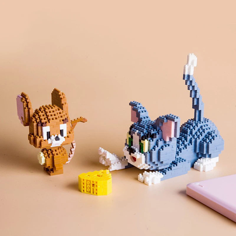 Tom & Jerry Micro Bouwstenen – Bouwset met Kaas (18+ jaar)