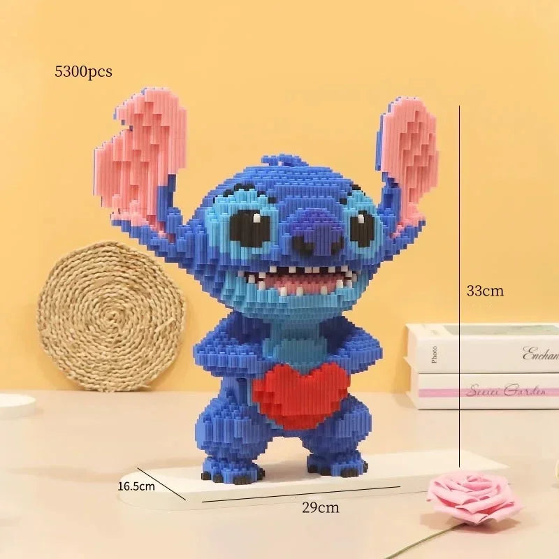 Grote Stitch Bouwset – 33cm Bouwfiguur Compatibel met Lego (6+)
