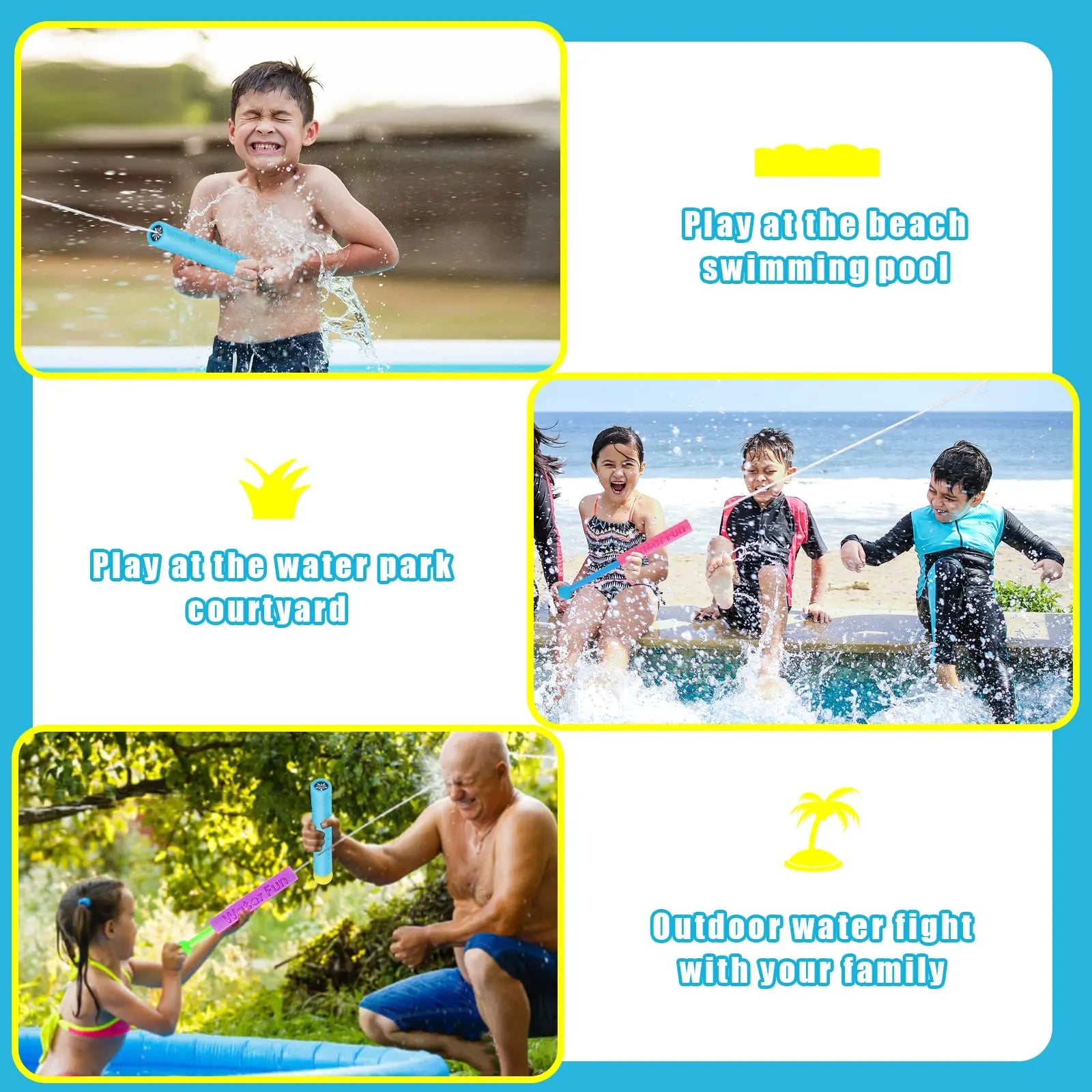 10x Waterpistool Kind – Zomer Speelgoed voor Buitengebruik & Waterpret