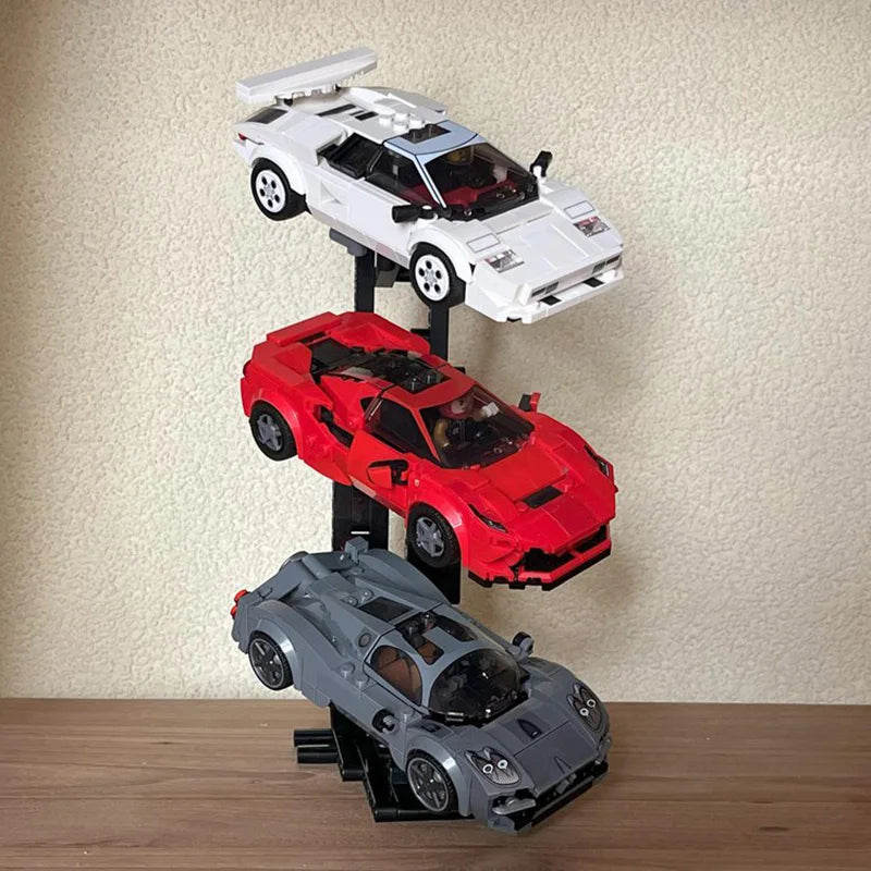 MOC Speed Champions XL Displaystandaard – Voor LEGO Raceauto’s