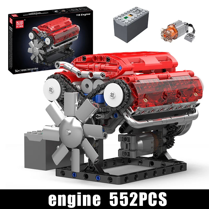 Mold King 10088 Technische Bouwset – Gemotoriseerd LEGO Model (14+)