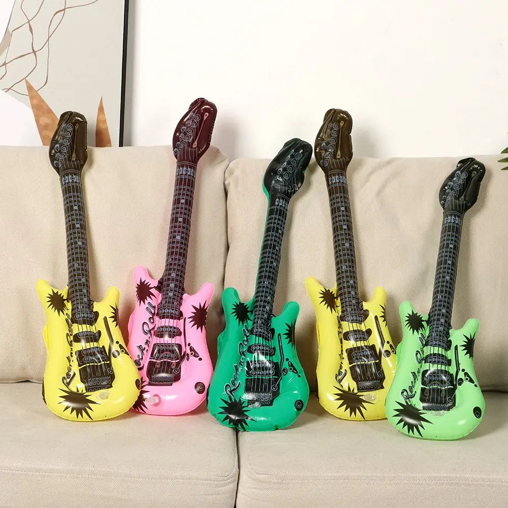 15x Opblaasbare Muziekinstrumenten – Gitaren, Saxofoons & Meer