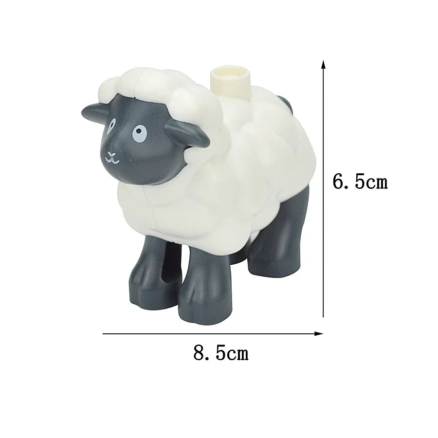 Dieren Bouwstenen Kind – 72x Grote Duplo Blokken Set (3+ Jaar)