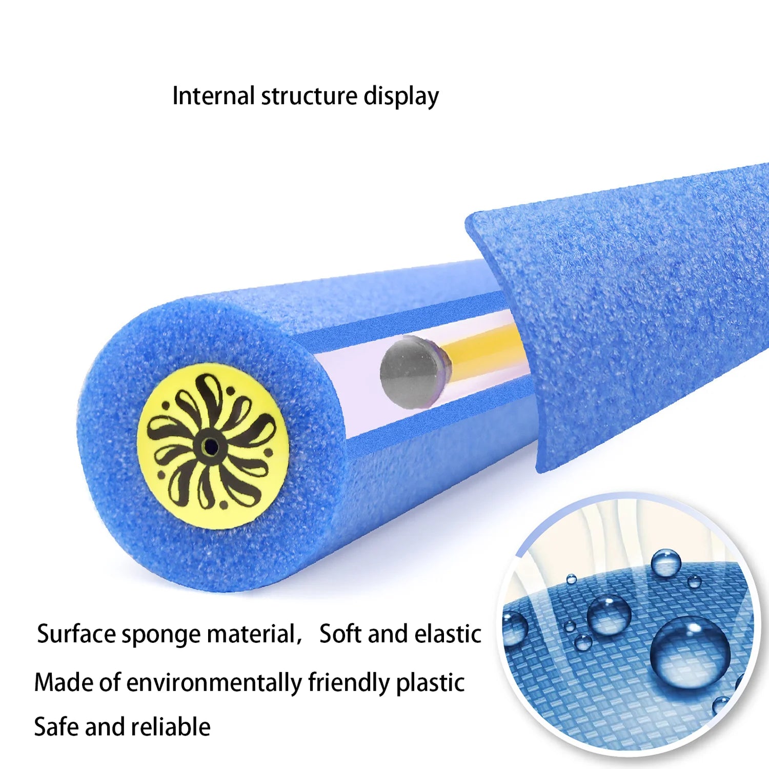 Schuim Waterpistool Kind โ Strand Speelgoed, Licht & Sterk