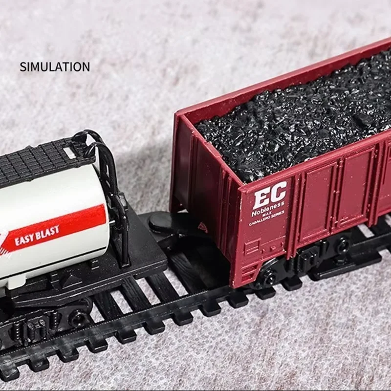 Elektrische treinrailset met verlichting