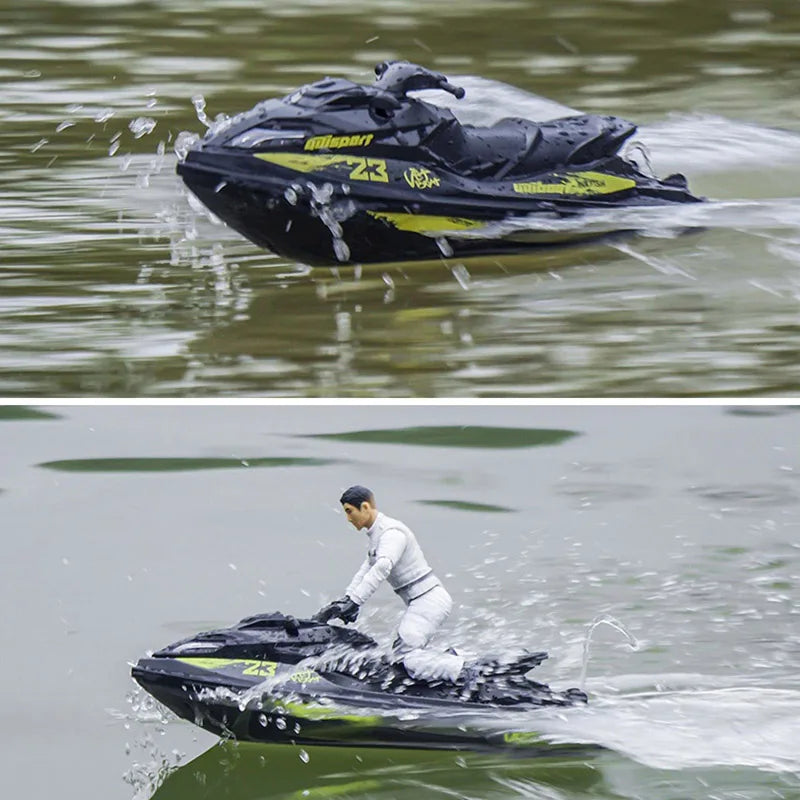 Speedboot met Jetspray & LED – 25 km/u RC Boot voor Kinderen