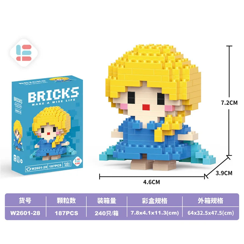 Disney Micro Bouwset – Magische Gebouwen & Figuren (3+ jaar)