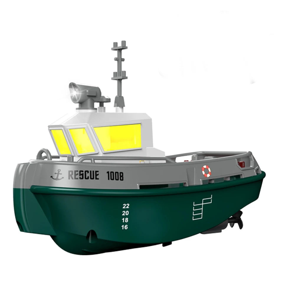 S820 RC Brandweerboot 2.4G – Waterstraal & 20 min Speeltijd