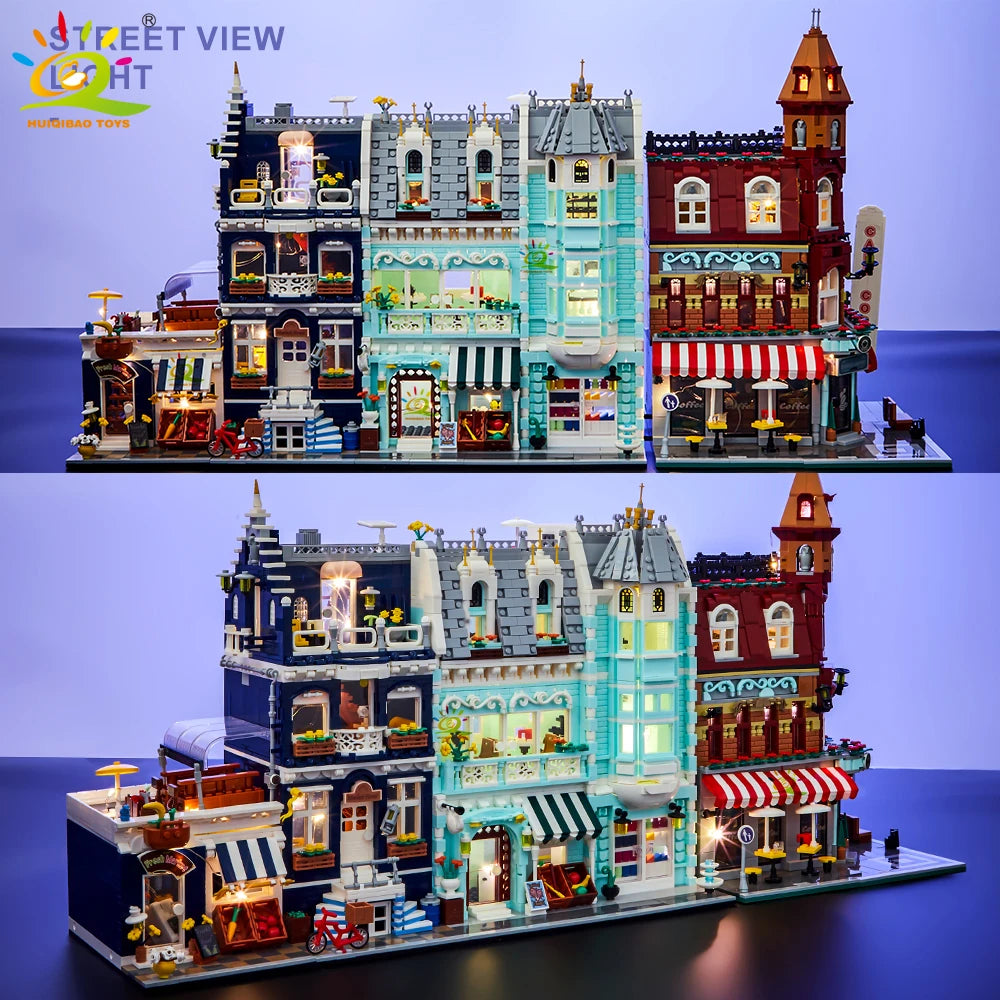 City Corner Coffee Bouwset – Mini Café Speelgoed | 14+ | MOC Style