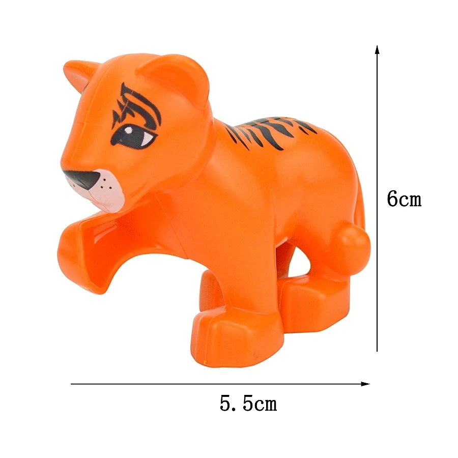 Dieren Bouwstenen Kind – 72x Grote Duplo Blokken Set (3+ Jaar)