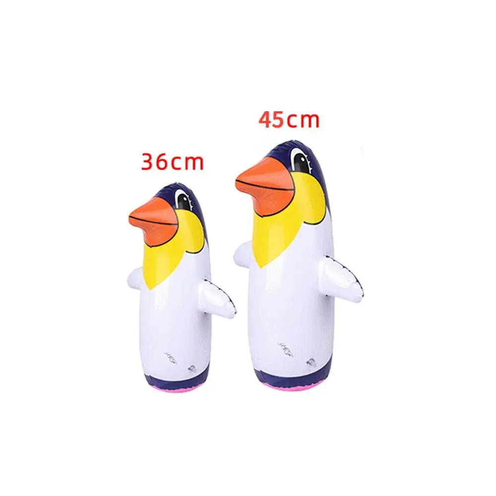 Opblaasbare Pinguïn Bokszak – Veerkrachtig Speelgoed voor Kinderen