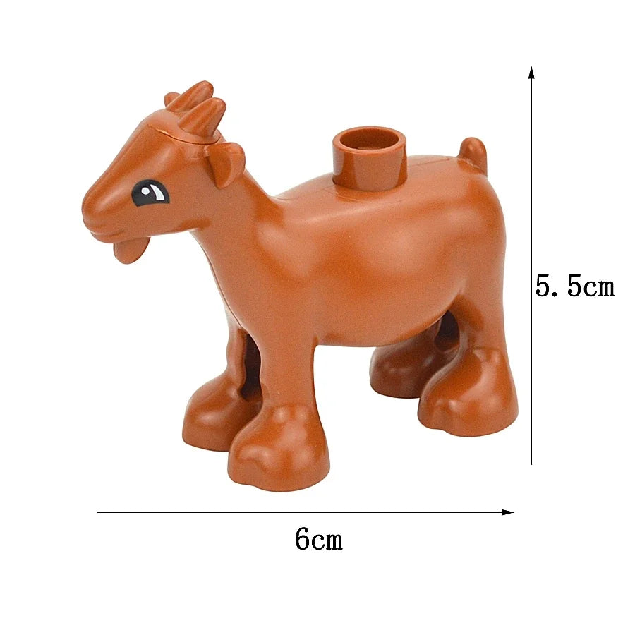 Dieren Bouwstenen Kind – 72x Grote Duplo Blokken Set (3+ Jaar)