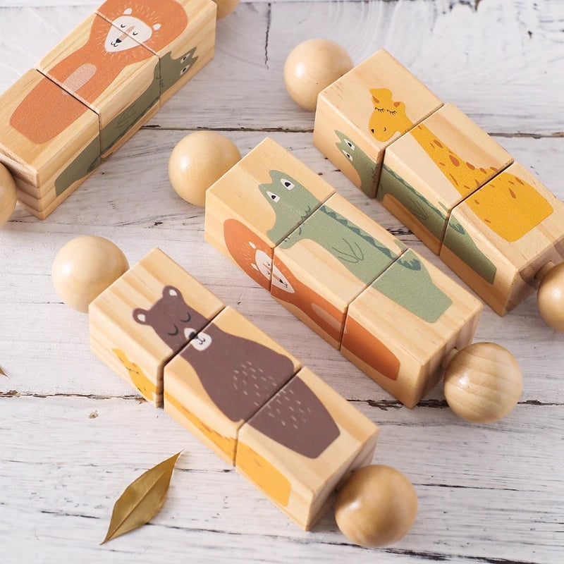 Houten Montessori Raket Speelgoed โ Educatief & Creatief โ 4+