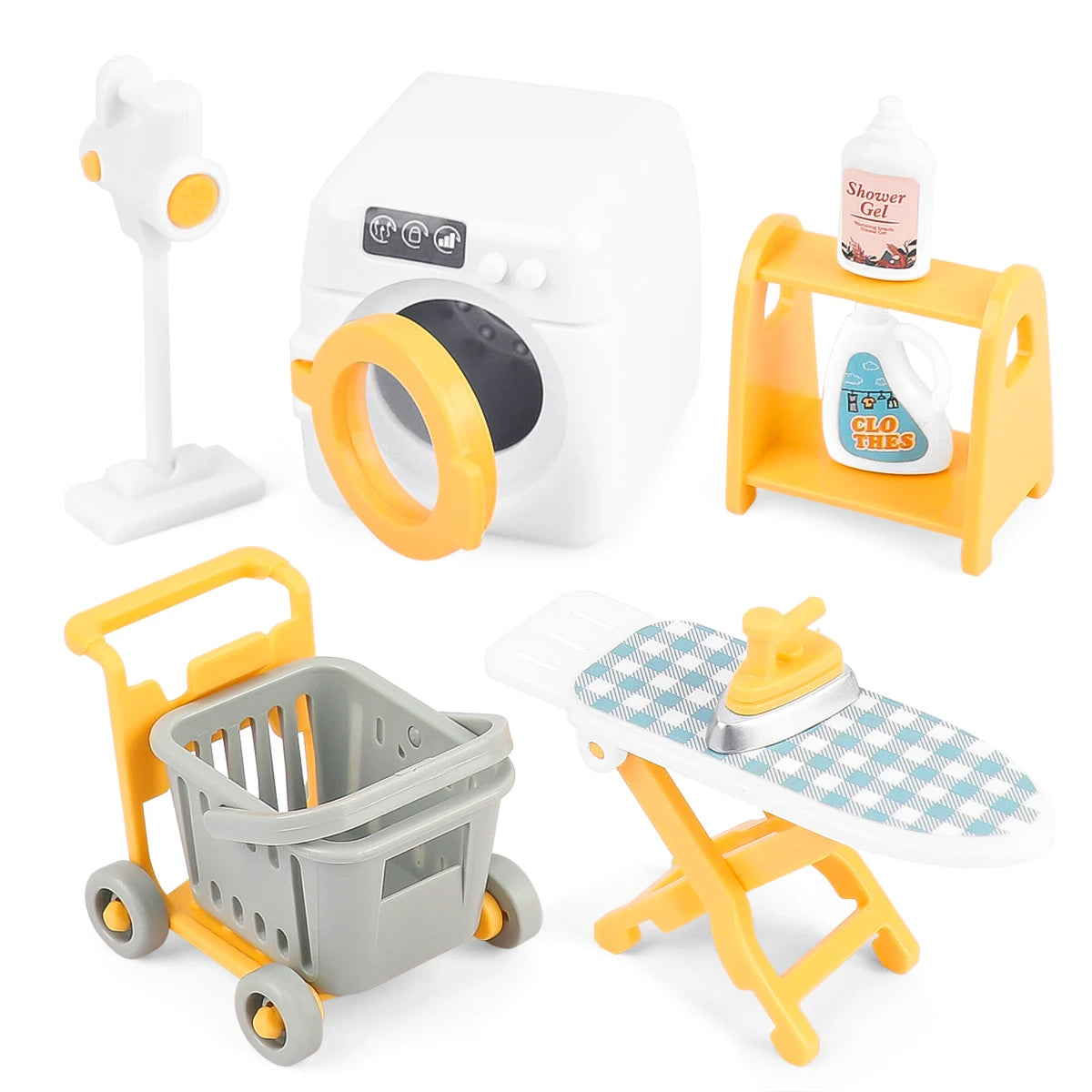Miniatuur Meubels Poppenhuis – Keuken & Badkamer Set