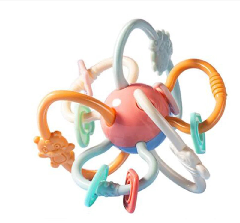Montessori Babyballen – Zacht Rubber Speelgoed – 6+ Maanden