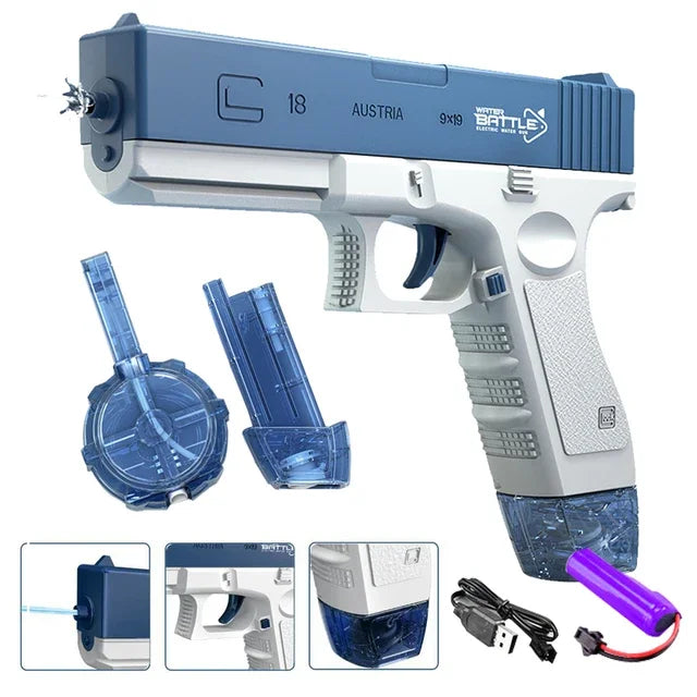 Elektrisch Waterpistool Volwassenen โ Met LED en Krachtige Squirt