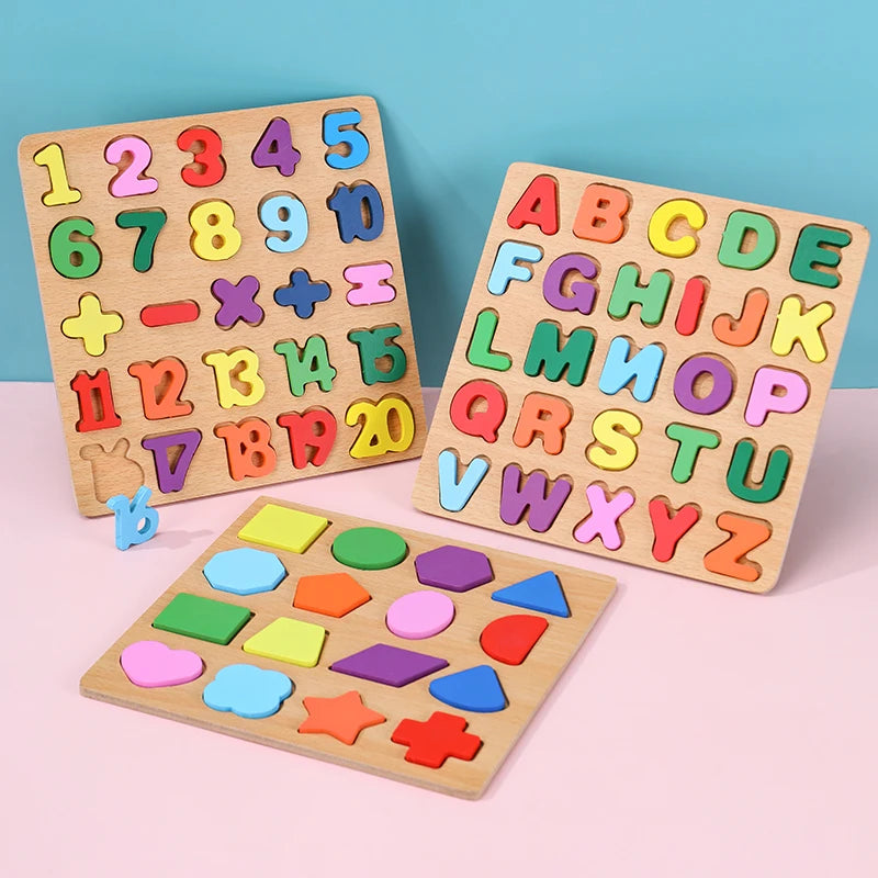 Montessori Houten Puzzel – Leren voor Baby’s & Peuters (1-4 jaar)