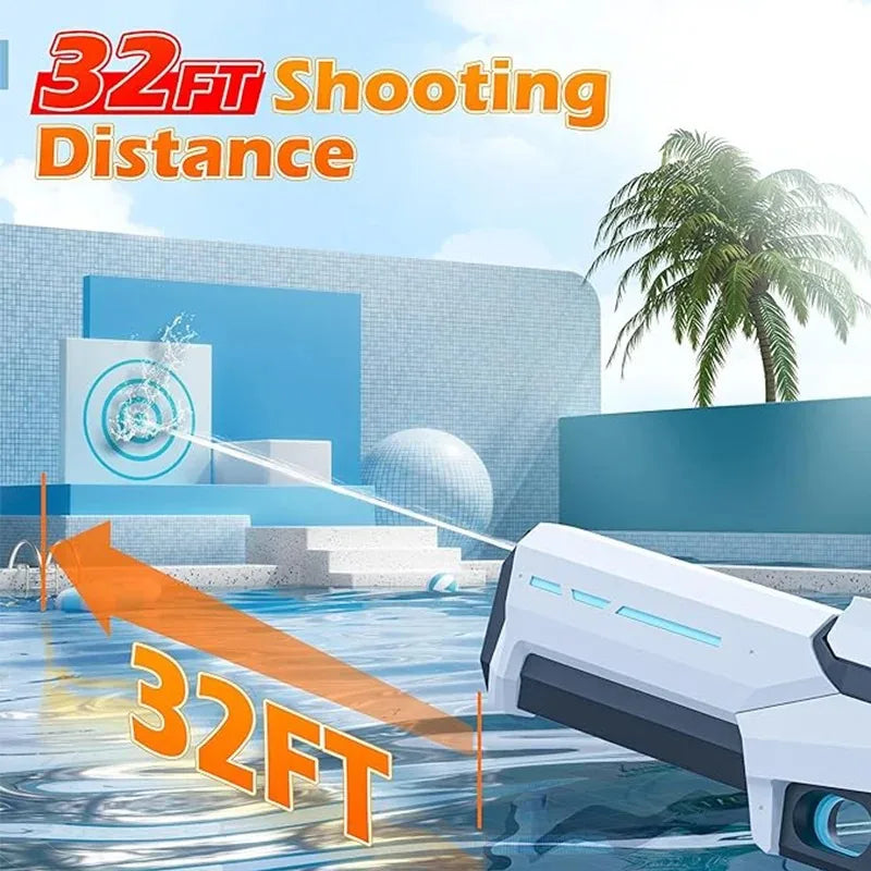 Elektrisch Waterpistool voor Kinderen & Volwassenen – Oplaadbaar