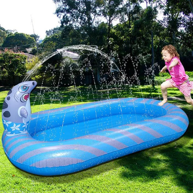 Opblaasbare Spuitmat Kinderen – Sproeibad Watermat 3+ Tuin