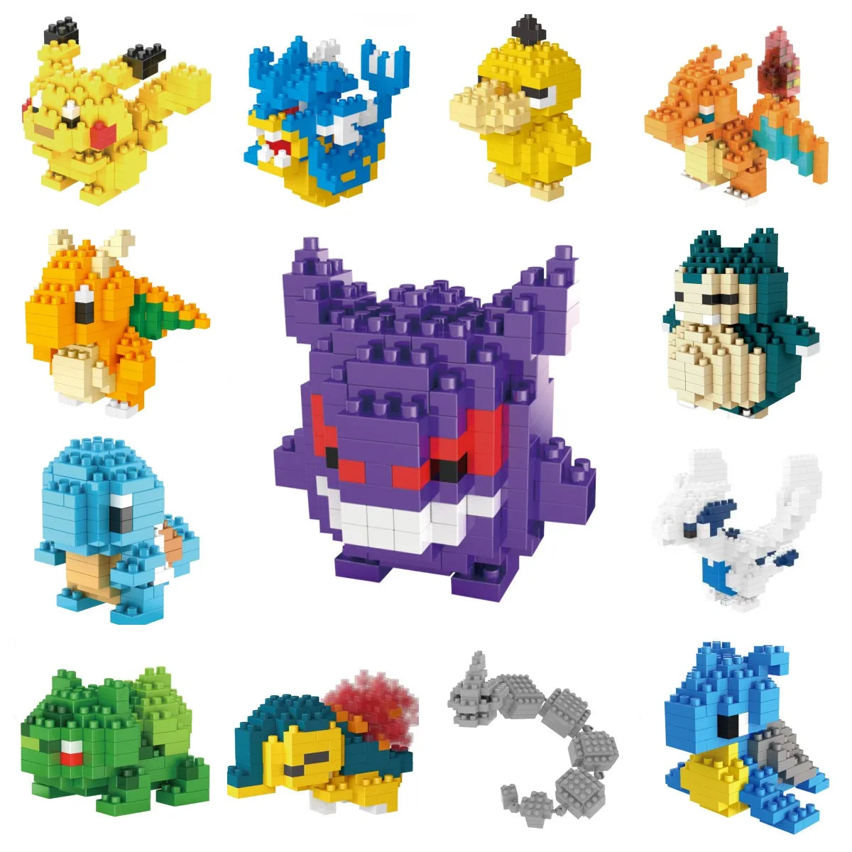 Pokemon Nanoblocks – Charizard & Kyogre Bouwset (14+ Jaar)
