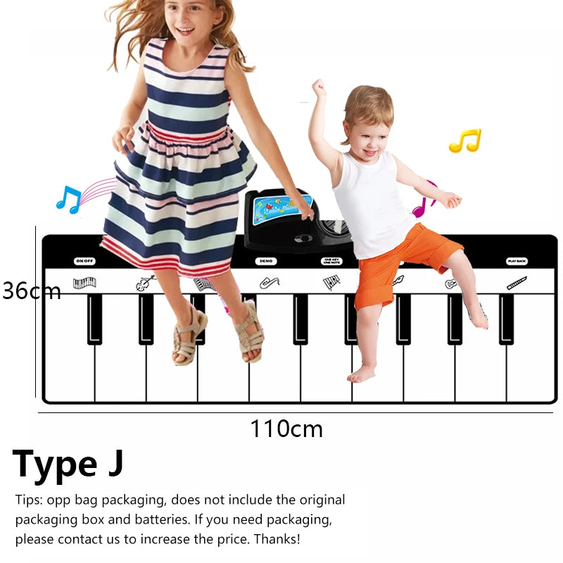 Pianomat Kinderen – Interactieve Muziekmat met Geluid 3-6 Jaar