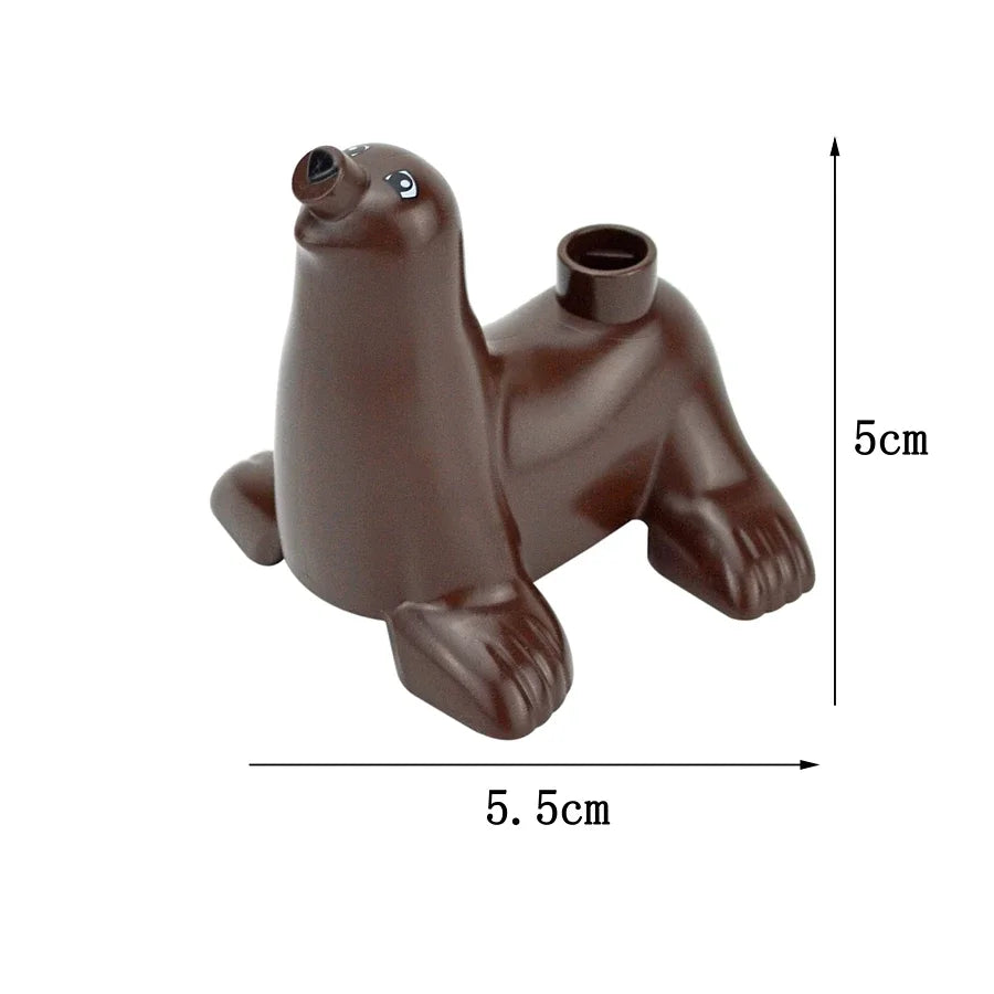 Dieren Bouwstenen Kind – 72x Grote Duplo Blokken Set (3+ Jaar)