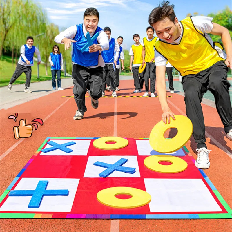 Buiten Tic Tac Toe Spel – Gobang XXL Teamspel voor Kinderen & Events