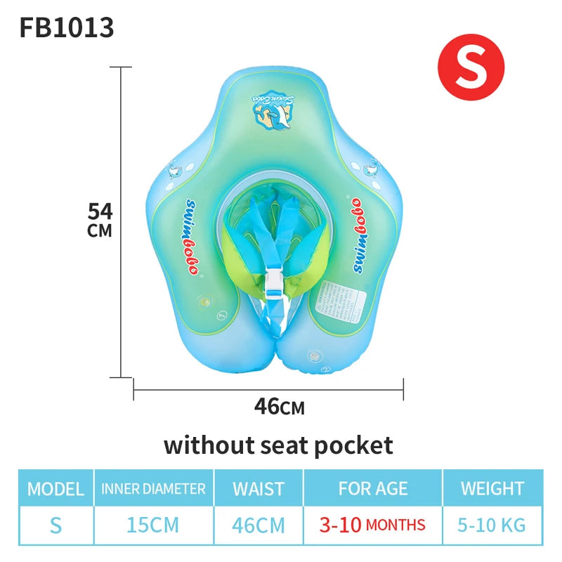 Opblaasbare Baby Zwemwagen met Zonnekap – Veilig & Comfortabel