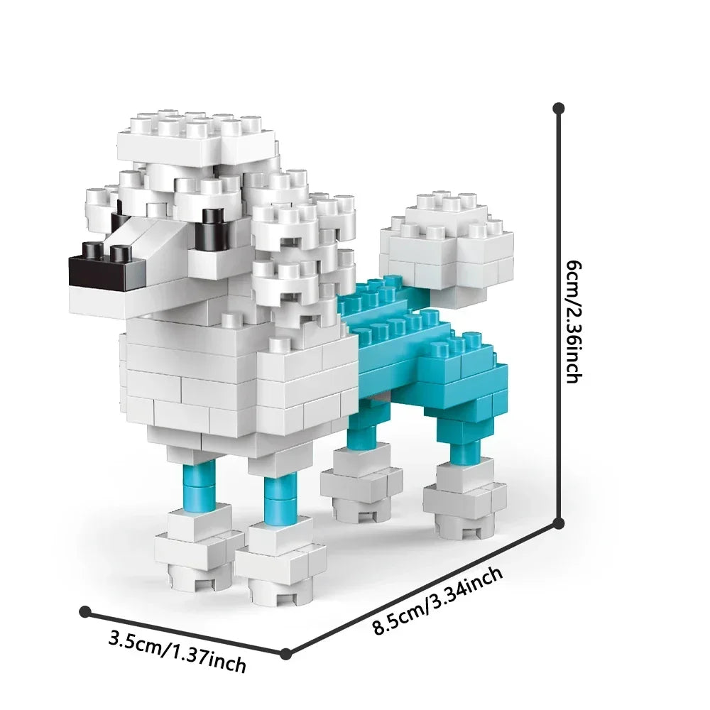 Mini Teckel Bouwset โ Micro Hond Bouwstenen (14+ Jaar)