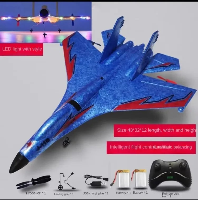 Mini RC Straaljager Su57 MiG29 – Voor Water & Land (2-kanaals)