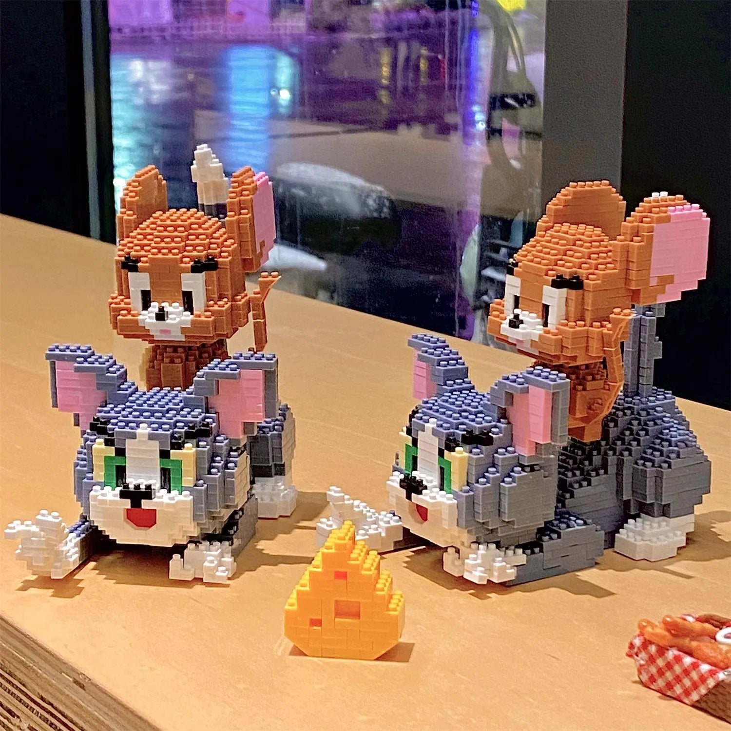 Tom & Jerry Micro Bouwstenen – Bouwset met Kaas (18+ jaar)