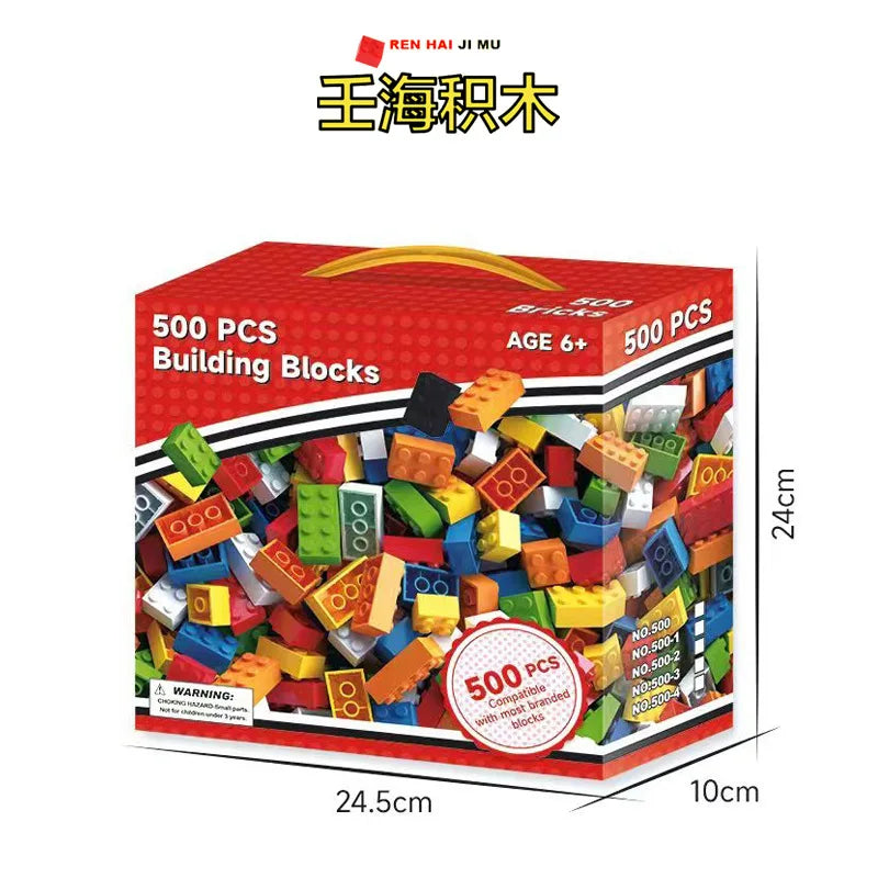 Kinderbouwstenen DIY Stad – 800+ Blokken | 4-12 jaar